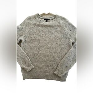 Banana Republic Donegal Cashmere Wool Grey Crewneck Sweater Mens Large